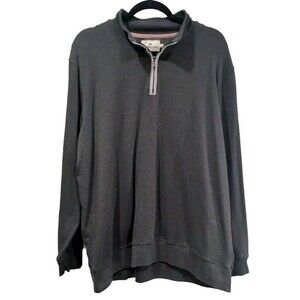 Normal Brand Mens Puremeso Weekend Quarter Zip Size XXL Gray Soft Casual Golf